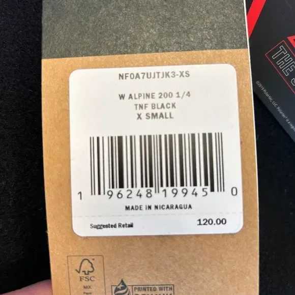 North Face Women's Alpine Polartec Fleece Pullover/Jacket in Black NWT Size XS - Picture 4 of 5